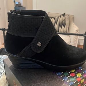 Bernie Mevs, memory foam, fresh jade black winter booty size 40